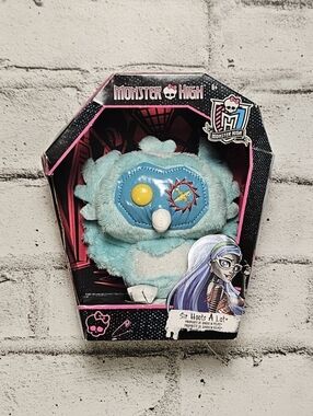Monster High Sir Hoots A Lot Plush Ghoulia Yelps Pet 2015 NIB